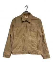 BONCOURA（ボンクラ）の古着「チノトラッカージャケット/Chino trucker jacket」｜ブラウン