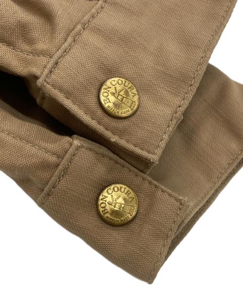 BONCOURA（ボンクラ）BONCOURA (ボンクラ) チノトラッカージャケット/Chino trucker jacket ブラウン サイズ:38の古着・服飾アイテム