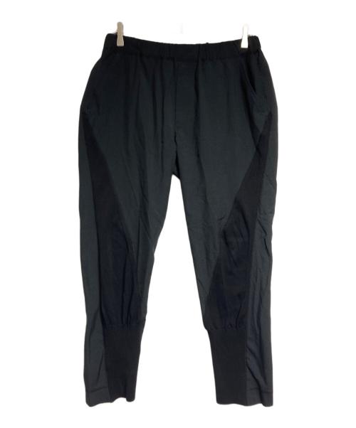 ISSEY MIYAKE MEN（イッセイミヤケメン）ISSEY MIYAKE MEN (イッセイミヤケメン) ニット切替サルエルパンツ/ Knit panelled sarrouel pants  ブラック サイズ:2の古着・服飾アイテム