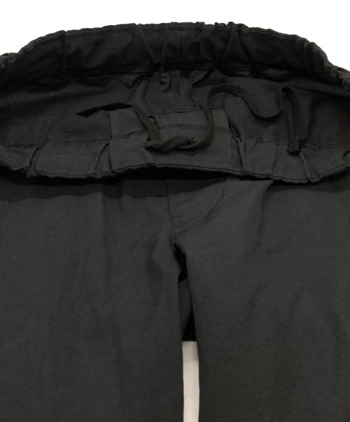 ISSEY MIYAKE MEN（イッセイミヤケメン）ISSEY MIYAKE MEN (イッセイミヤケメン) ニット切替サルエルパンツ/ Knit panelled sarrouel pants  ブラック サイズ:2の古着・服飾アイテム
