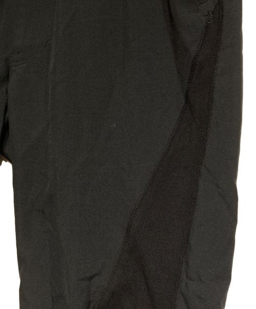 ISSEY MIYAKE MEN（イッセイミヤケメン）ISSEY MIYAKE MEN (イッセイミヤケメン) ニット切替サルエルパンツ/ Knit panelled sarrouel pants  ブラック サイズ:2の古着・服飾アイテム