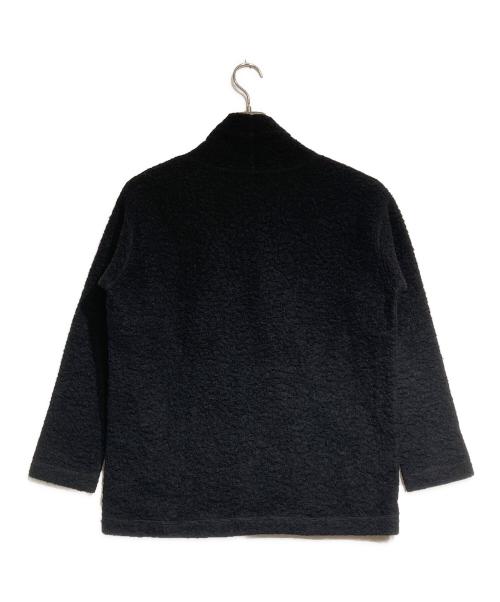 HaaT ISSEY MIYAKE（ハート イッセイ ミヤケ）HaaT ISSEY MIYAKE (ハート イッセイ ミヤケ) ウールブレンドハイネックニット/Wool blend high neck knit ブラック サイズ:3の古着・服飾アイテム