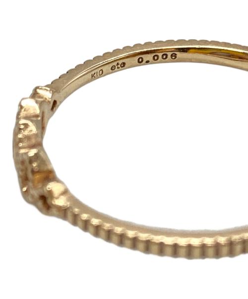 ete（エテ）ete (エテ) ブラックダイヤモンドリング/Black Diamond Ring ゴールド サイズ:下記サイズ参照の古着・服飾アイテム