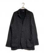 LARDINIラルディーニ）の古着「ウールニットジャケット/Wool knit jacket」｜ブラック