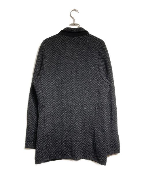 LARDINI（ラルディーニ）LARDINI (ラルディーニ) ウールニットジャケット/Wool knit jacket ブラック サイズ:Sの古着・服飾アイテム
