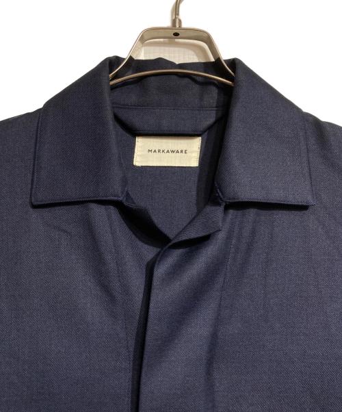 MARKAWARE（マーカウェア）MARKAWARE (マーカウェア) UTILITY SHIRT/ユーティリティシャツ ネイビー サイズ:2の古着・服飾アイテム
