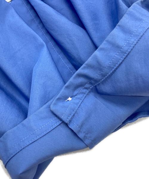 Graphpaper（グラフペーパー）Graphpaper (グラフペーパー) Oversized Band Collar Shirt/オーバーサイズバンドカラーシャツ ブルー サイズ:Fの古着・服飾アイテム