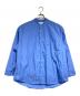 Graphpaper（グラフペーパー）の古着「Oversized Band Collar Shirt/オーバーサイズバンドカラーシャツ」｜ブルー
