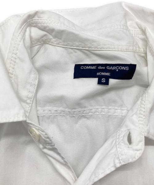 COMME des GARCONS HOMME（コムデギャルソン オム）COMME des GARCONS HOMME (コムデギャルソン オム) レギュラーカラーシャツ/point collar shirt や straight collar shirt ホワイト サイズ:Ｓの古着・服飾アイテム