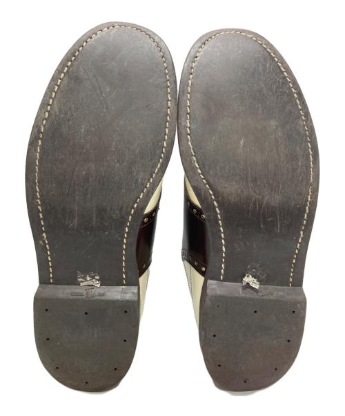 REGAL（リーガル）REGAL (リーガル) GLAD HAND (グラッドハンド) サドルシューズ/saddle shoes アイボリー サイズ:26cmの古着・服飾アイテム