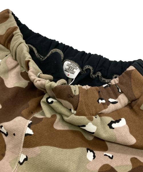 THE BLACK EYE PATCH（ブラックアイパッチ）THE BLACK EYE PATCH (ブラックアイパッチ) SMALL OG 2 TONE SWEAT PANTS ブラウン×ベージュ サイズ:Ｍの古着・服飾アイテム