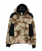 THE BLACK EYE PATCHブラックアイパッチ）の古着「SMALL OG 2 TONE ZIP HOODIE」｜カーキ×ブラック