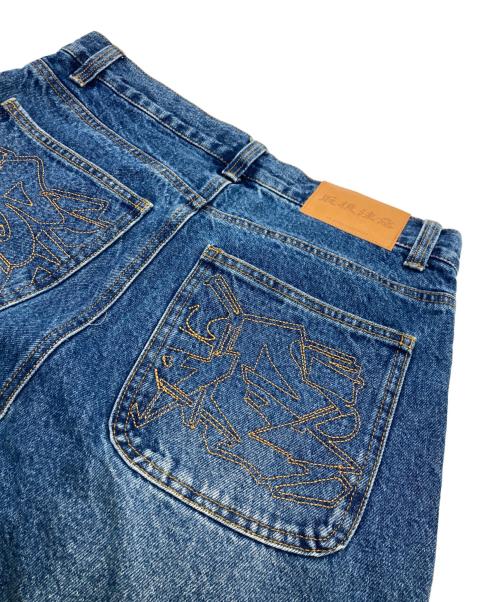 THE BLACK EYE PATCH（ブラックアイパッチ）THE BLACK EYE PATCH (ブラックアイパッチ) URBAN ARROWS STITCHED CARGO JEANS() インディゴ サイズ:32の古着・服飾アイテム