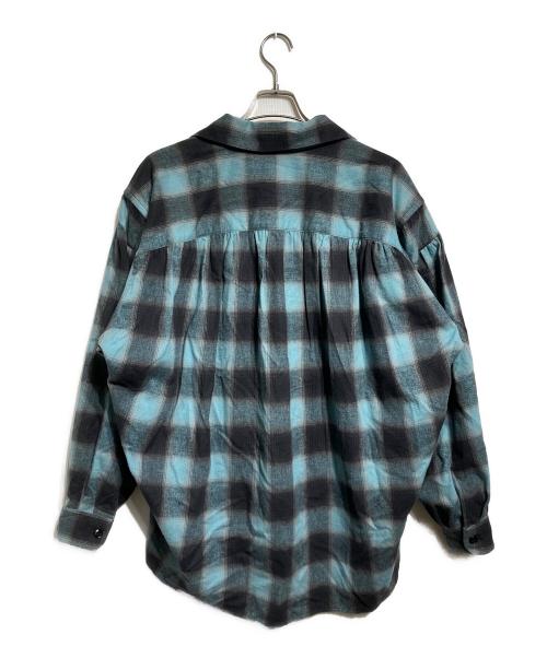 AiE（エーアイイー）AiE (エーアイイー) コットン フランネル ペインター シャツ/Cotton Flannel Painter Shirt ブルー サイズ:Ｍの古着・服飾アイテム