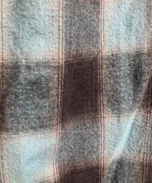 AiE（エーアイイー）AiE (エーアイイー) コットン フランネル ペインター シャツ/Cotton Flannel Painter Shirt ブルー サイズ:Ｍの古着・服飾アイテム