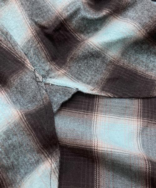 AiE（エーアイイー）AiE (エーアイイー) コットン フランネル ペインター シャツ/Cotton Flannel Painter Shirt ブルー サイズ:Ｍの古着・服飾アイテム