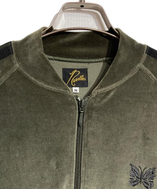 Needles（ニードルズ）Needles (ニードルズ) R.C. Track Jacket - C/Pe Velour/トラックジャケット グリーン サイズ:Mの古着・服飾アイテム