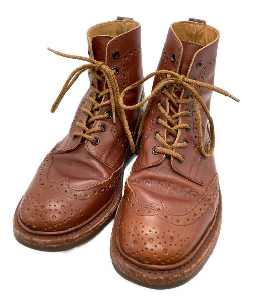 Tricker's（トリッカーズ）Tricker's (トリッカーズ) ウィングチップブーツ/Wingtip boots ブラウン サイズ:6-Sの古着・服飾アイテム