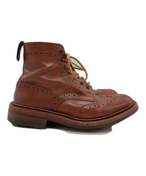 Tricker's（トリッカーズ）Tricker's (トリッカーズ) ウィングチップブーツ/Wingtip boots ブラウン サイズ:6-Sの古着・服飾アイテム