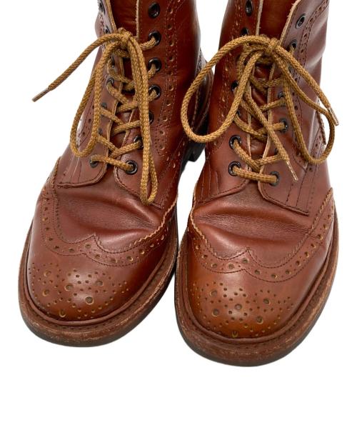 Tricker's（トリッカーズ）Tricker's (トリッカーズ) ウィングチップブーツ/Wingtip boots ブラウン サイズ:6-Sの古着・服飾アイテム