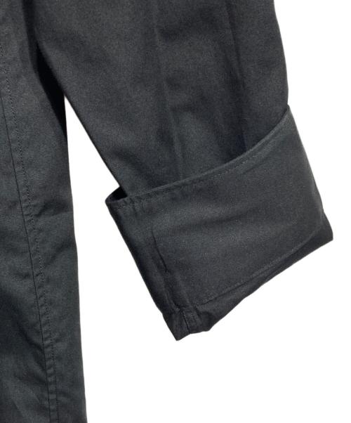 BLACK COMME des GARCONS（ブラックコムデギャルソン）BLACK COMME des GARCONS (ブラックコムデギャルソン) レギュラーカラーロングシャツ/Regular Collar Long Shirt ブラック サイズ:Lの古着・服飾アイテム