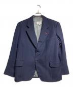 Maison Margielaメゾンマルジェラ）の古着「ウールヘリンボーンテーラードジャケット」｜ネイビー