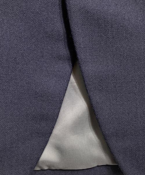 Maison Margiela（メゾンマルジェラ）Maison Margiela (メゾンマルジェラ) ウールヘリンボーンテーラードジャケット ネイビー サイズ:50の古着・服飾アイテム