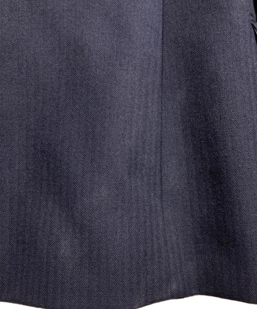 Maison Margiela（メゾンマルジェラ）Maison Margiela (メゾンマルジェラ) ウールヘリンボーンテーラードジャケット ネイビー サイズ:50の古着・服飾アイテム