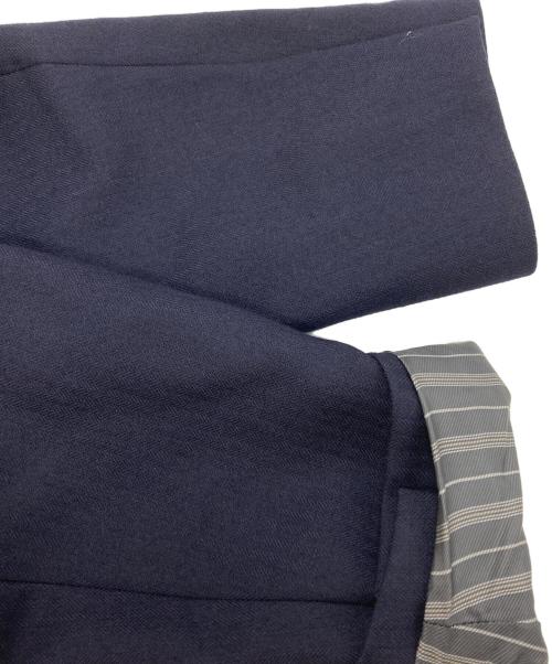 Maison Margiela（メゾンマルジェラ）Maison Margiela (メゾンマルジェラ) ウールヘリンボーンテーラードジャケット ネイビー サイズ:50の古着・服飾アイテム