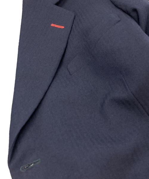 Maison Margiela（メゾンマルジェラ）Maison Margiela (メゾンマルジェラ) ウールヘリンボーンテーラードジャケット ネイビー サイズ:50の古着・服飾アイテム