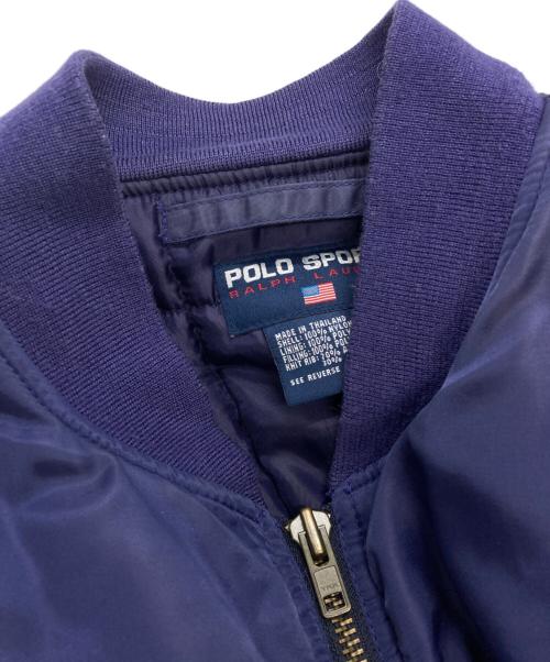 POLO SPORT（ポロスポーツ）POLO SPORT (ポロスポーツ) ボンバージャケット/bomber jacket ネイビー サイズ:XLの古着・服飾アイテム