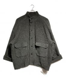 Edwina Horl（エドウィナ ホール）の古着「hbb stand-up collar blouson/スタンドカラーブルゾン」｜グレー