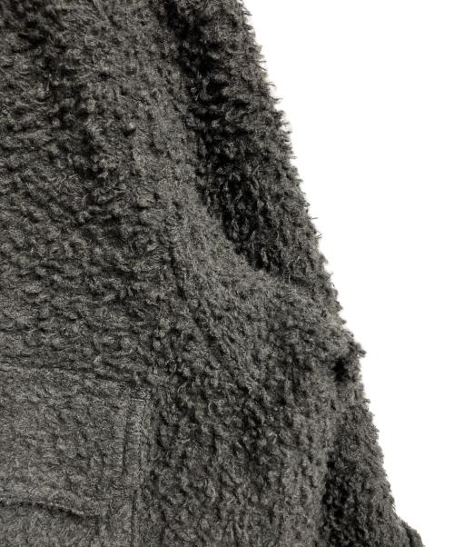 Edwina Horl（エドウィナ ホール）Edwina Horl (エドウィナ ホール) hbb stand-up collar blouson/スタンドカラーブルゾン グレー サイズ:Mの古着・服飾アイテム