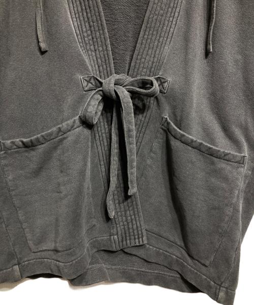 MAHARISHI（マハリシ）maharishi (マハリシ) HAORIスウェットフーディー/Haori Sweatshirt Hoodie グレー サイズ:XLの古着・服飾アイテム