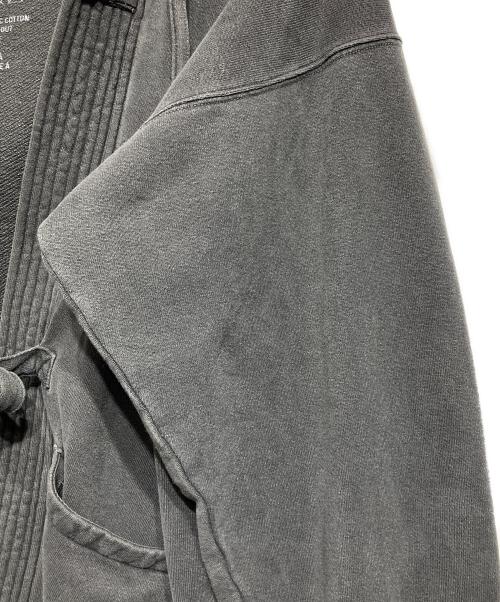 MAHARISHI（マハリシ）maharishi (マハリシ) HAORIスウェットフーディー/Haori Sweatshirt Hoodie グレー サイズ:XLの古着・服飾アイテム