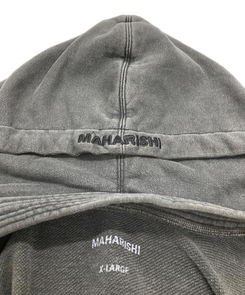 MAHARISHI（マハリシ）maharishi (マハリシ) HAORIスウェットフーディー/Haori Sweatshirt Hoodie グレー サイズ:XLの古着・服飾アイテム