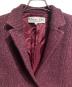 中古・古着 Christian Dior PRET-A-PORTER (クリスチャンディオールプレタポルテ) ツイードフリンジジャケット/Tweed fringe jacket パープル サイズ:S：13000円