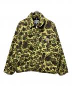 Carhartt WIPカーハート ワークインプログレス）の古着「DUCK DETROIT JACKET CAMEO」｜ブラウン×グリーン