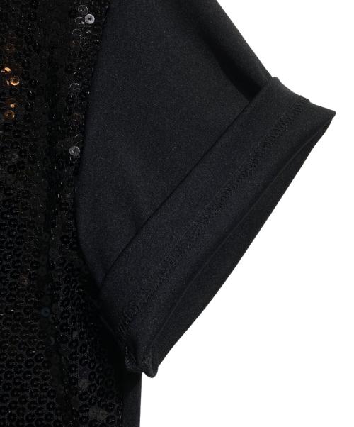 COMME des GARCONS COMME des GARCONS（コムデギャルソン コムデギャルソン）COMME des GARCONS COMME des GARCONS (コムデギャルソン コムデギャルソン) スパンコールカットソー/Sequin top ブラック サイズ:Sの古着・服飾アイテム