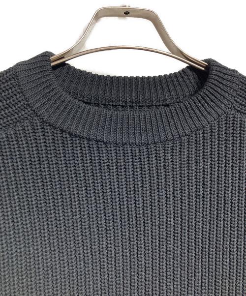 BATONER（バトナ―）BATONER (バトナ―) NEW BALANCE (ニューバランス) クルーネックニット/Crew neck knit ブラック サイズ:Mの古着・服飾アイテム