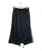 ROBE DE CHAMBRE COMME DES GARCONSローブドシャンブル コムデギャルソン）の古着「ラインジャージースカート/Line jersey skirt」｜ブラック