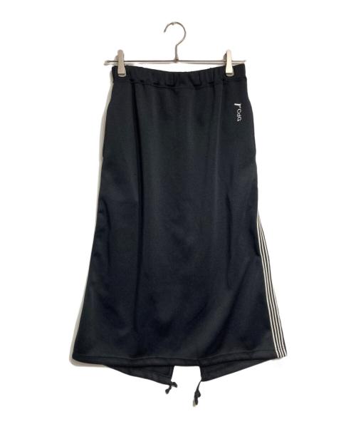 ROBE DE CHAMBRE COMME DES GARCONS（ローブドシャンブル コムデギャルソン）ROBE DE CHAMBRE COMME DES GARCONS (ローブドシャンブル コムデギャルソン) ラインジャージースカート/Line jersey skirt ブラック サイズ:Ｍの古着・服飾アイテム