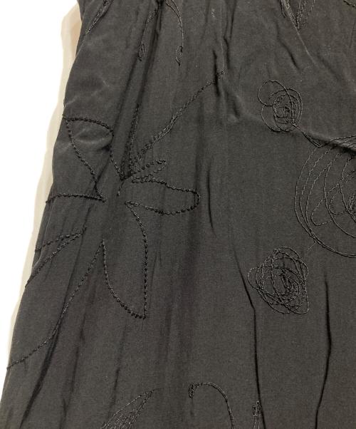 tricot COMME des GARCONS（トリココムデギャルソン）tricot COMME des GARCONS (トリココムデギャルソン) ステッチワークアシメキャミワンピ/Stitch Work Asymmetric Camisole Dress ブラック サイズ:Mの古着・服飾アイテム