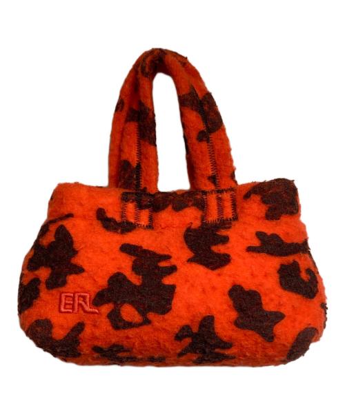 ERL（イーアールエル）ERL (イーアールエル) mini puffer bag/ニパファーバッグ オレンジの古着・服飾アイテム