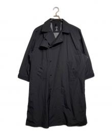 HYKE（ハイク）の古着「PERTEX TRENCH COAT/パーテックストレンチコート」｜ブラック