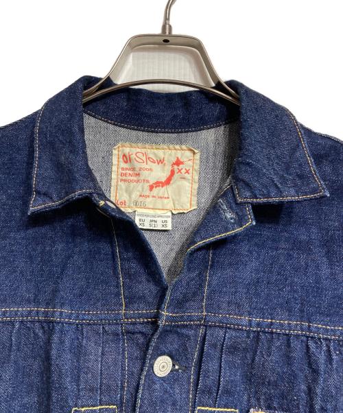 orSlow（オアスロウ）orSlow (オアスロウ) PLEATED FRONT COAT/プリンテッドフロントコート インディゴ サイズ:1の古着・服飾アイテム