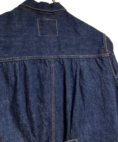 orSlow（オアスロウ）orSlow (オアスロウ) PLEATED FRONT COAT/プリンテッドフロントコート インディゴ サイズ:1の古着・服飾アイテム