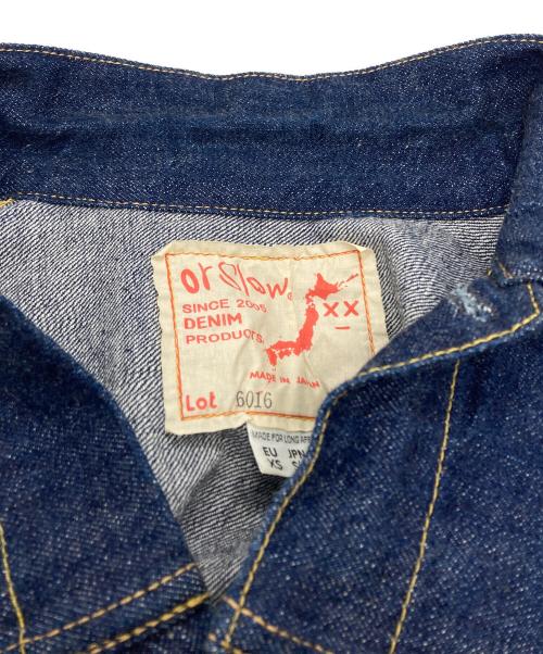 orSlow（オアスロウ）orSlow (オアスロウ) PLEATED FRONT COAT/プリンテッドフロントコート インディゴ サイズ:1の古着・服飾アイテム