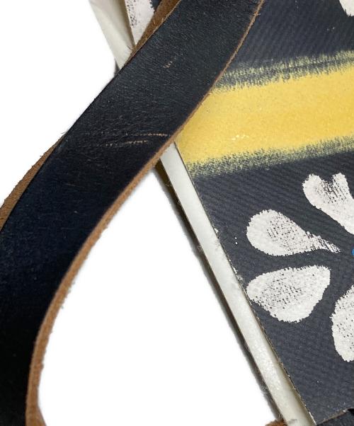 MARNI（マルニ）MARNI (マルニ) FLORAL SHOPPER トートバッグ/フローラルショッパー ブラック×イエローの古着・服飾アイテム