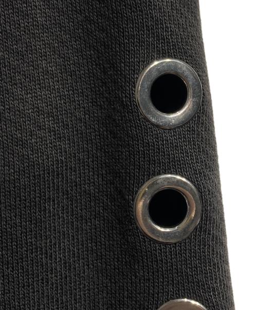 OFFWHITE（オフホワイト）OFFWHITE (オフホワイト) アイレットスウェットワイドパンツ/Eyelet Detail Wide-Leg Sweatpants グレー サイズ:Ｍの古着・服飾アイテム